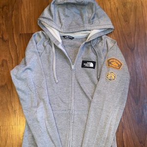 Northface Zip Up Sweatshirt